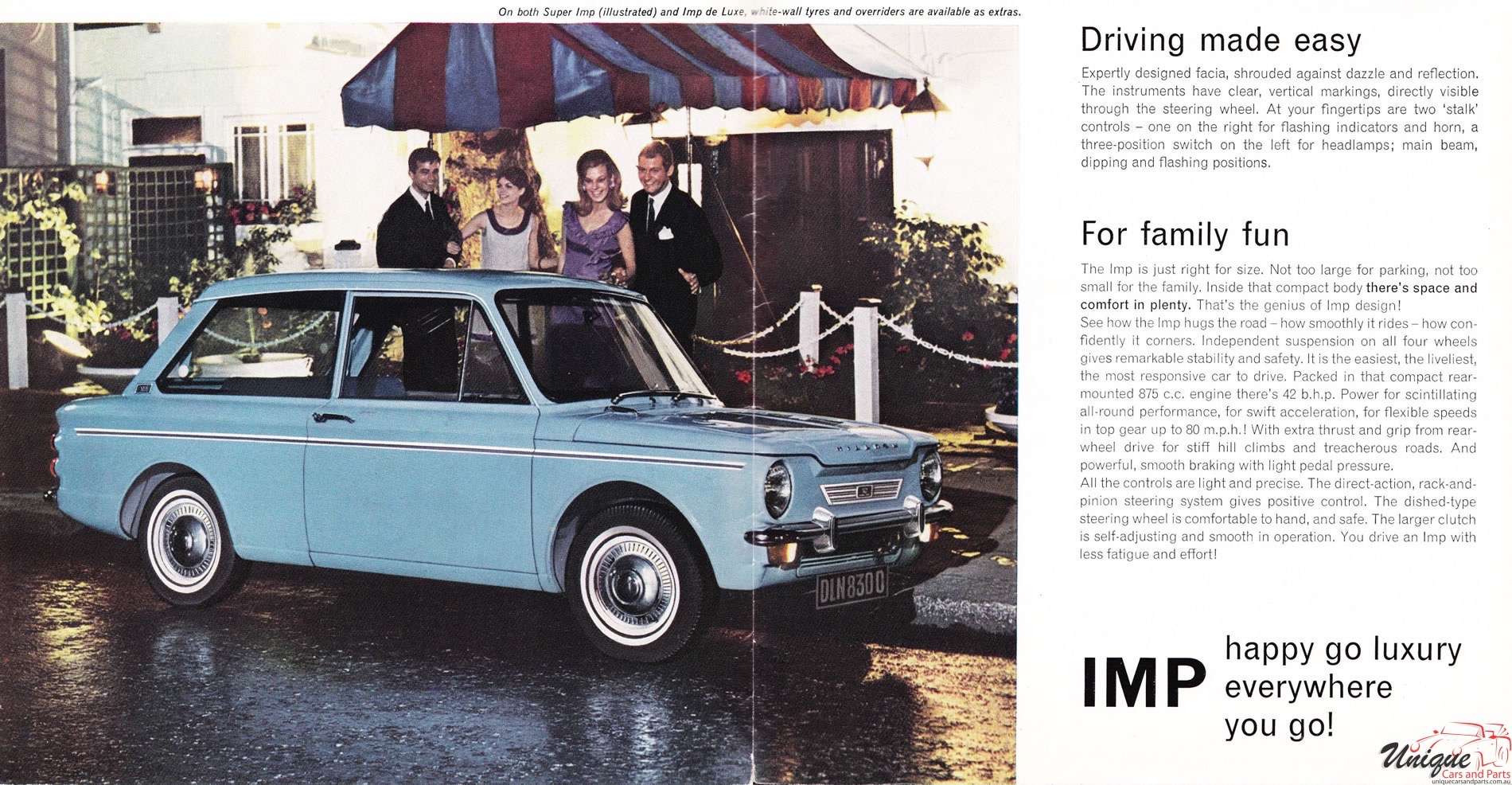 1965 Hillman Imp Mark 2 Brochure Page 2